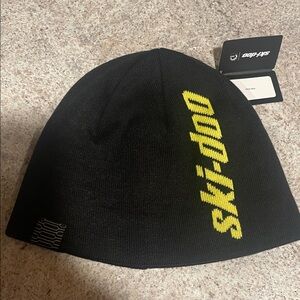 Ski-Doo Black and Yellow Beanie